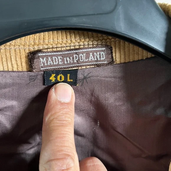 VINTAGE CORNER: Brown Corduroy Blazer and Pants Set - Picture 10 of 11